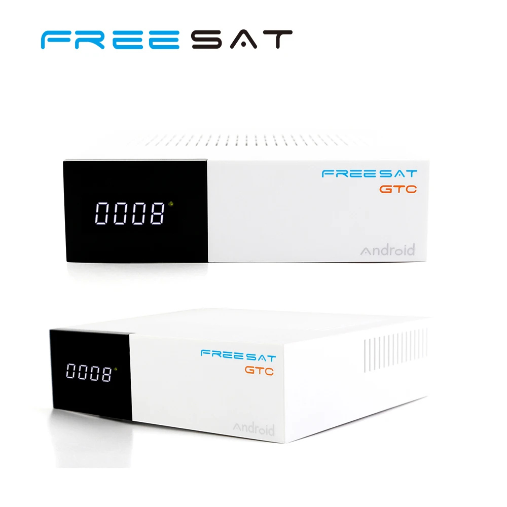 4 К H.265 freesat GTC s905d Android 6.0 ТВ коробка DVB S2/T2/кабель/DVB T спутниковый приемник оты