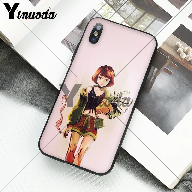 Yinuoda Leon Matilda Natalie Portman DIY Окрашенные красивые аксессуары для телефонов Чехол iPhone 5 5Sx