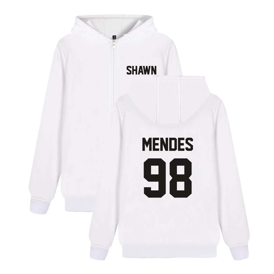 Мужская/Женская Осенняя Толстовка Shawn Mendes на молнии толстовка с капюшоном и