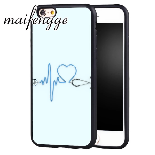Maifengge медсестра медицинская медицина здоровье Сердце чехол для iPhone 5 6 s 7 8 plus 11 12 Pro
