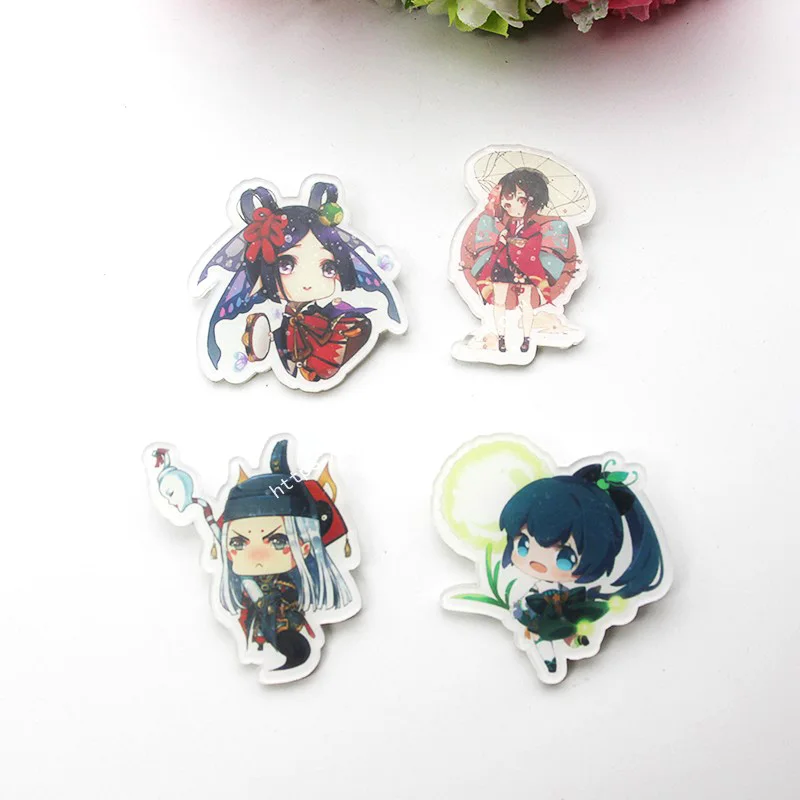9 шт./компл. игровой значок Minamoto Kagura Onmyoji Tengu Wolf Idolized Abe no Seimei Meikai No Yakujin брошь Kawaii