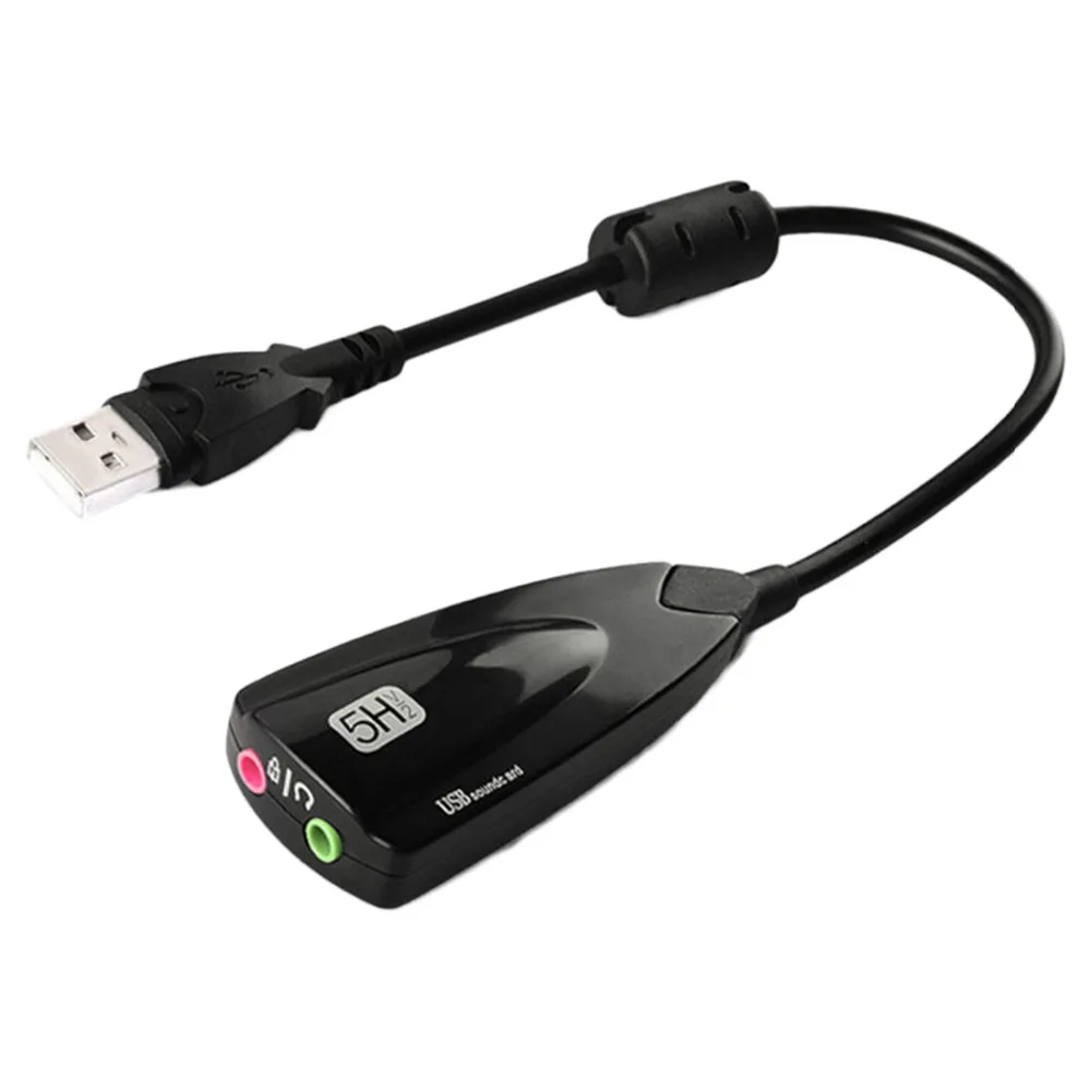 Звуковая карта NOYOKERE USB 5H V2 7 1 внешний аудиоадаптер 3 5 мм для 3D CH виртуальный канал