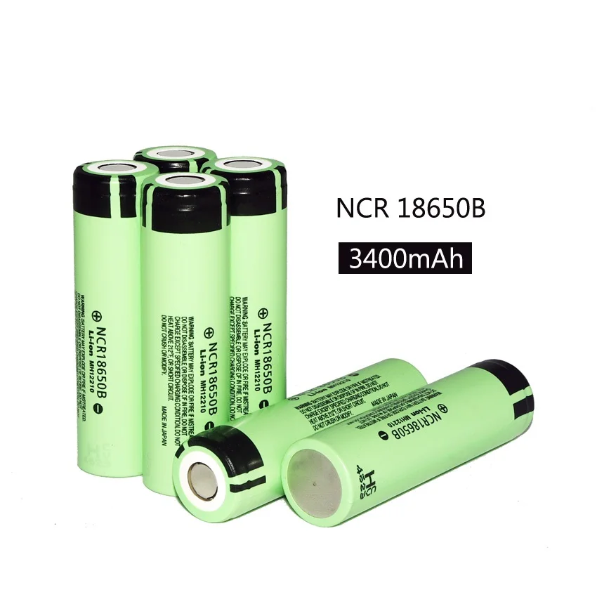 6 шт. новый оригинальный внешний аккумулятор NCR18650B 3400 мАч 18650 Аккумулятор 3 7 в