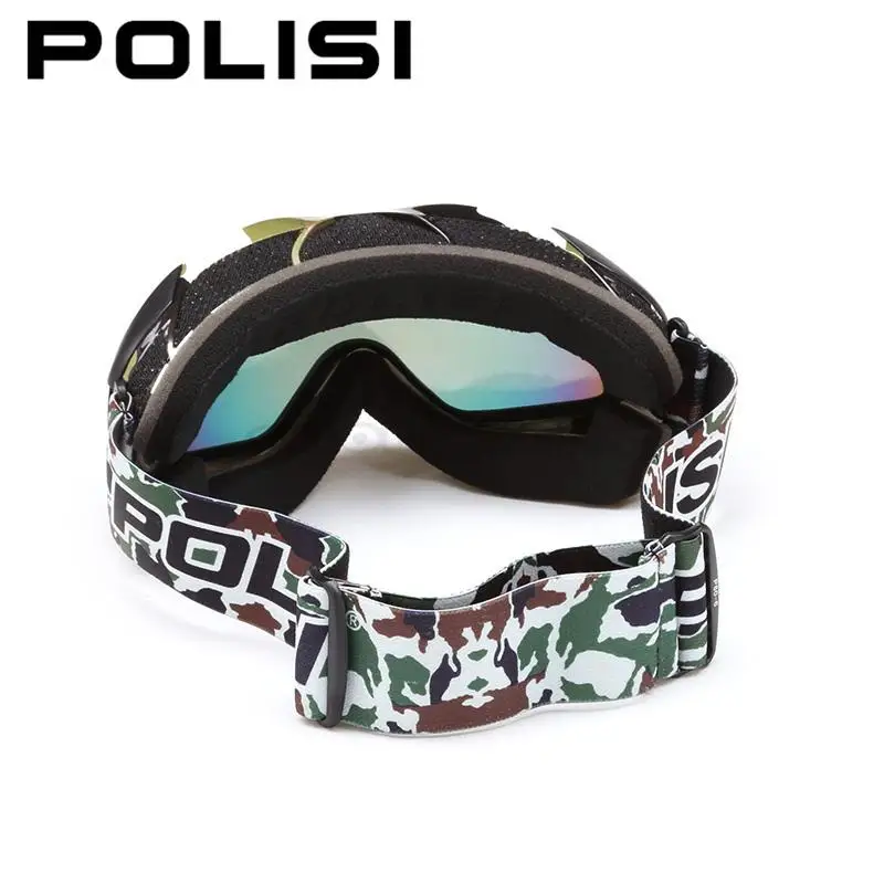 POLISI лыжные очки для сноуборда на открытом воздухе поляризационные двухслойные