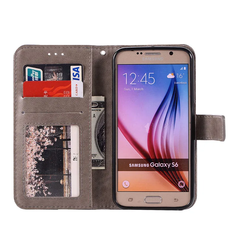 G925F чехол для samsung Galaxy S6 Edge S6Edge ноль телефон Обложка 6 S6e SM флип раскладный кожаный