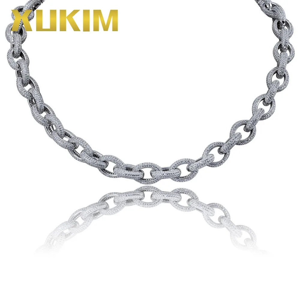 Ювелирные изделия Xukim Высококачественная цепочка из кубинской цепи с