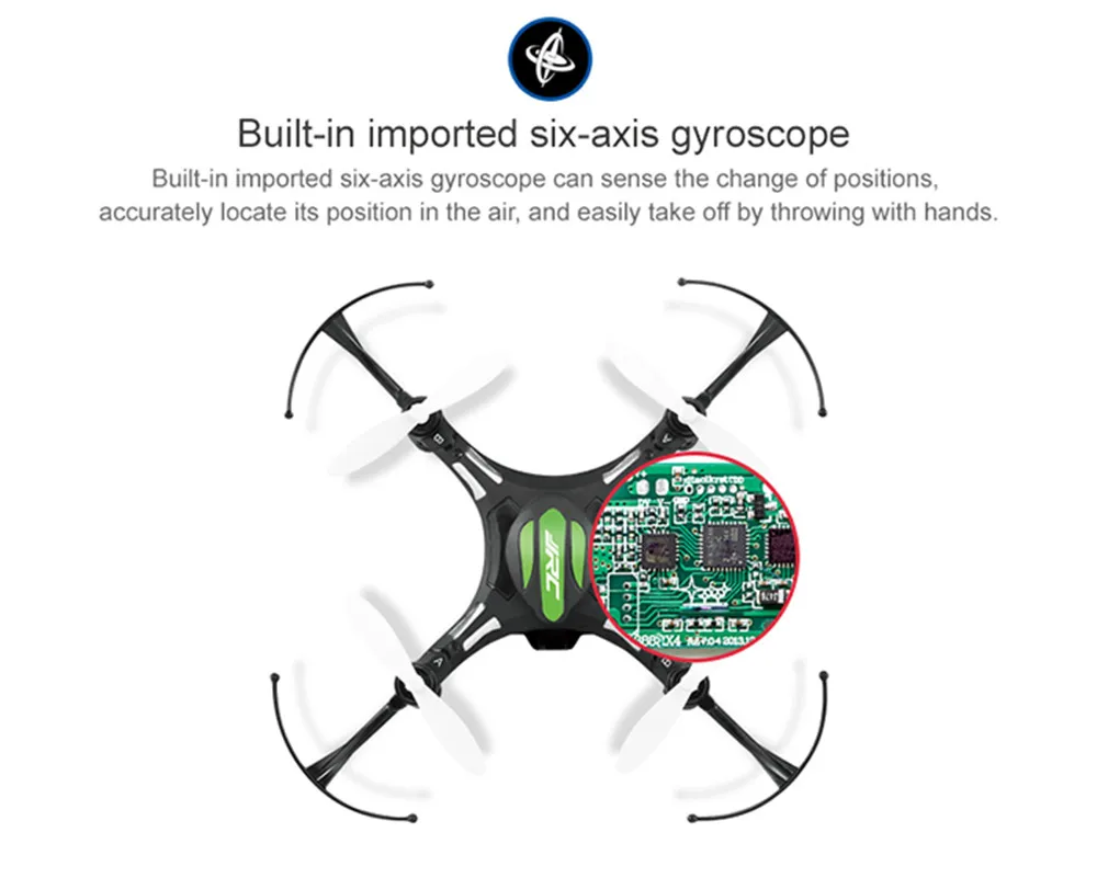 JJRC H8 Мини беспилотный Безголовый Режим 6 Оси Гироскопа 2.4 ГГц 4CH RC Quadcopter Дрон с 360