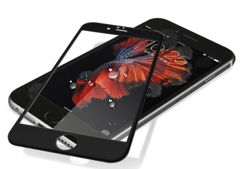10 шт. 3D углеродного волокна Мягкий край оправа закаленное стекло для iPhone 6 6 S 7 8 Plus X XR Xs Max полное покрытие протектор экрана