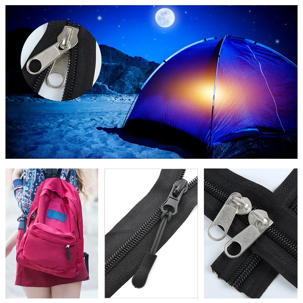 Набор для ремонта одежды с застежкой молнией 85 шт./195 шт. слайдеры на молнии клещи