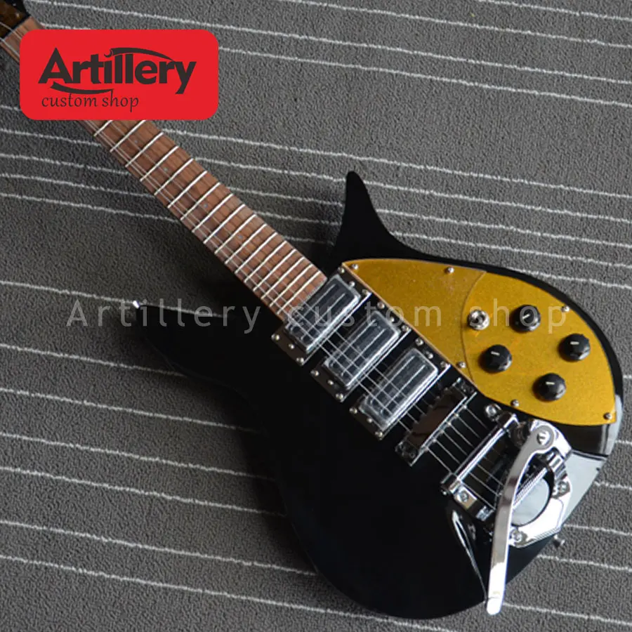 Завод заказной rickenback 325 330 gold pickguard модель 3 пикап Гитара 6 струн RK электрогитара