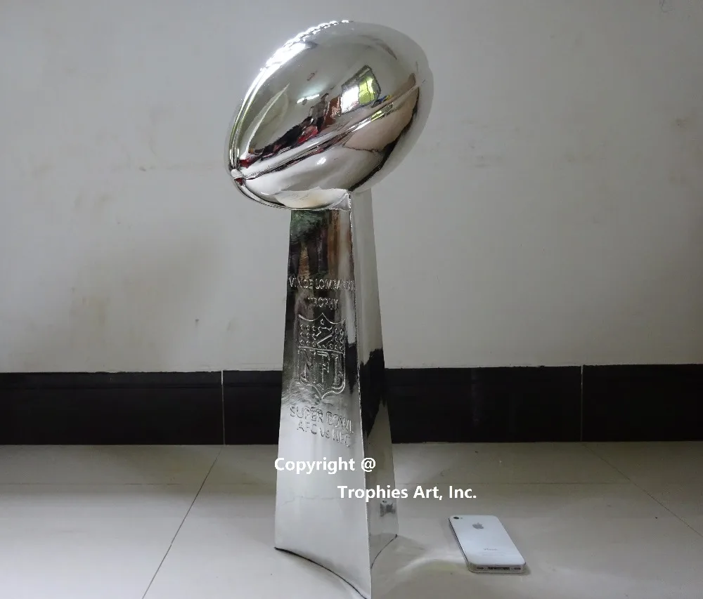 Винс Ломбарди Трофи Super Bowl трофей 22 дюйм(ов) высокое Вес 7 фунтов 1:1 полный