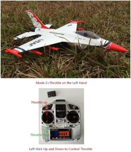 RC EDF Jet Plane F16 50 мм RTF готовый к полету без батареи | Игрушки и хобби