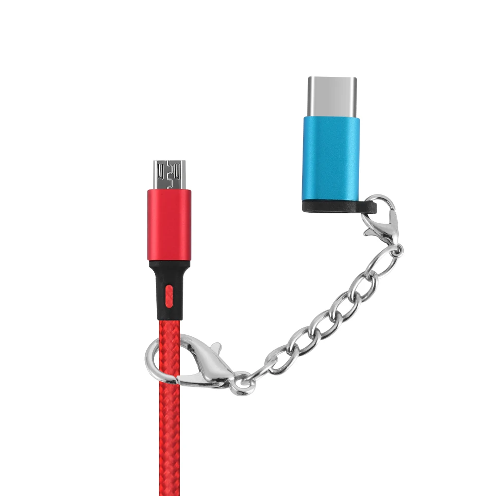 Переходник для смартфонов Huawei Android прочный переходник ключей Type C OTG Micro USB женский