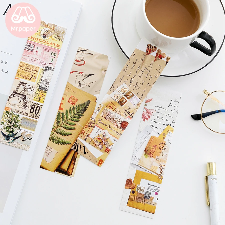Mr Paper 30 шт./кор. Instagram Facebook закладки в минималистическом стиле для новизны книжного