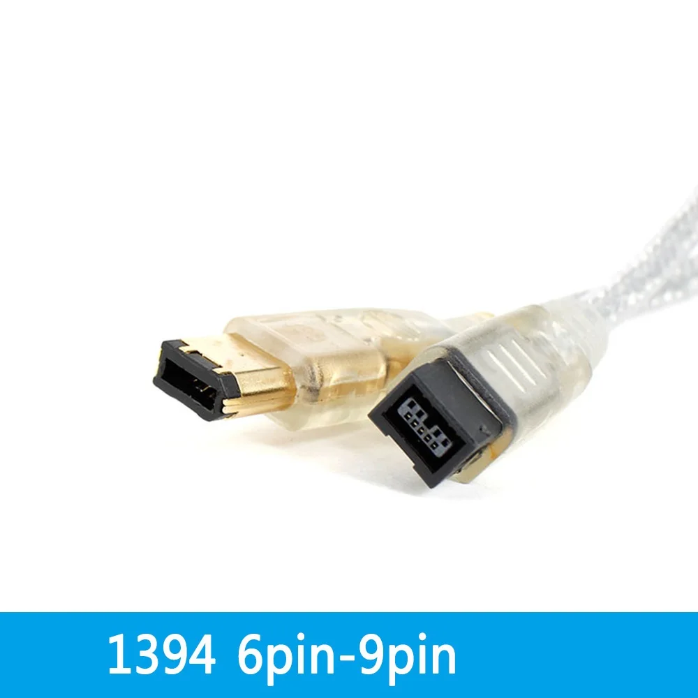 

IEEE 1394 Cable 1394B 6p-9p 6 Pin to 9P 800 to 400 Firewire Acquisition Card Date Line 1.5m 3m 5m