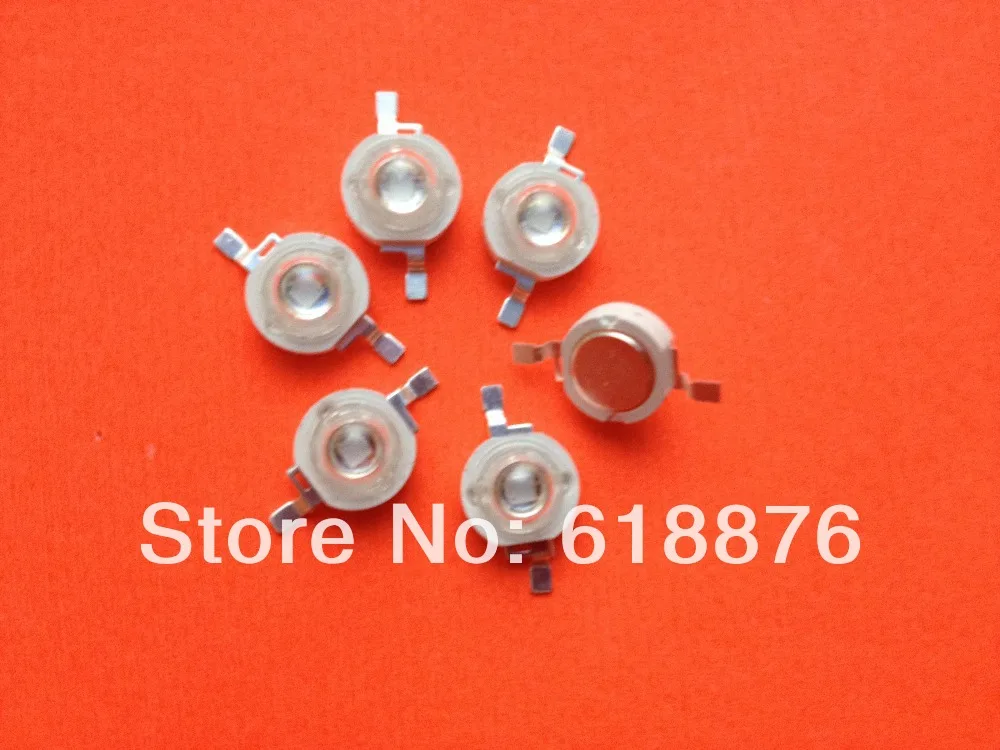 Светодиодный излучатель высокой мощности Королевского синего цвета 50 шт. 3 Вт 650mA