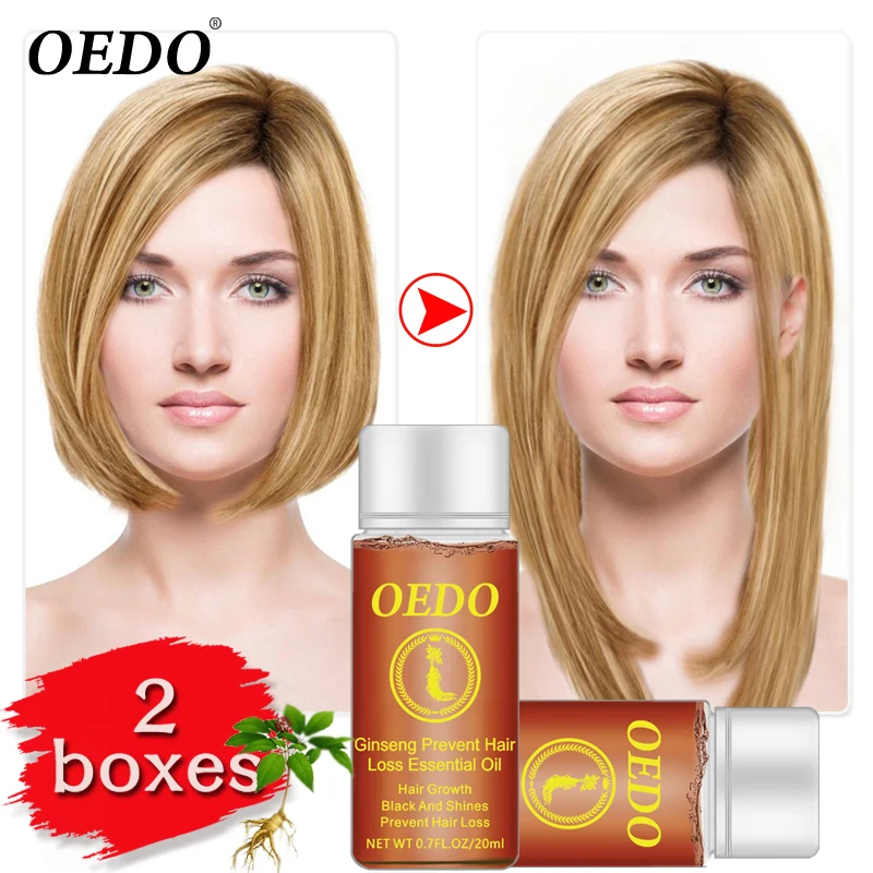 OEDO Ginseng Hair Growth Essence Anti Loss Liquid Fast Restoration Dense Serum Powerful Repair Root 20ML | Красота и здоровье