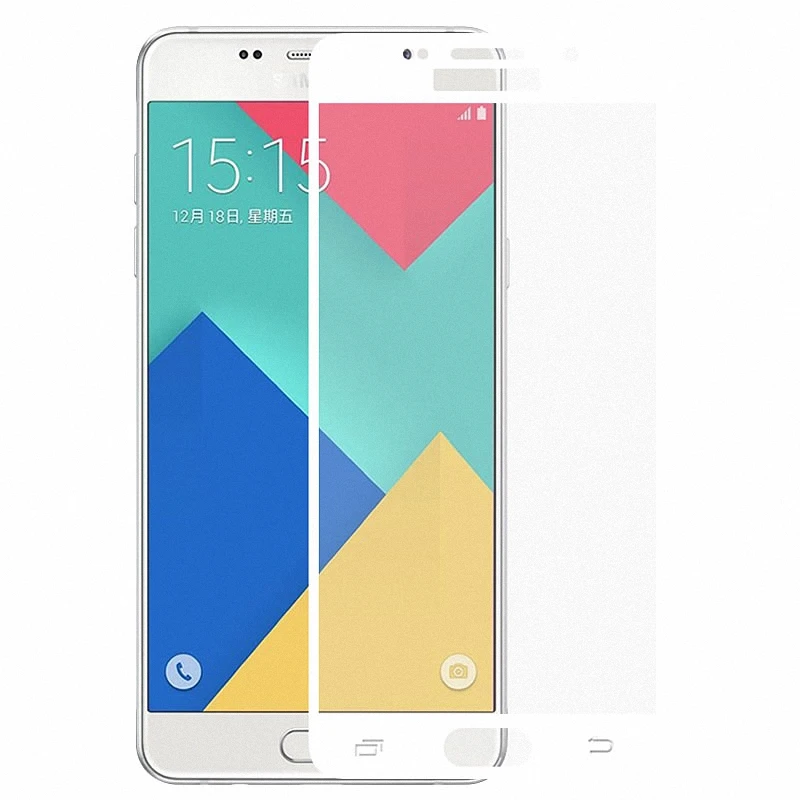 Для Samsung Galaxy A5 2016 Полное покрытие закаленное стекло Защита экрана для 2017 полное