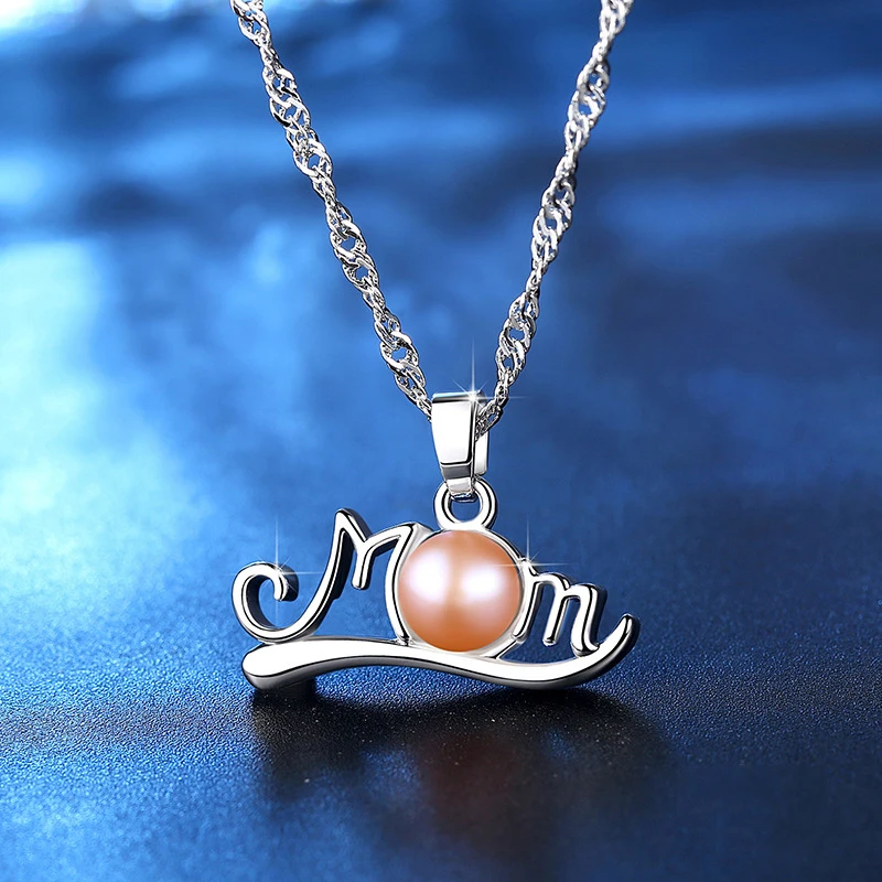 Hainon Love Mom Подарочное ожерелье Серебряный Цвет ювелирное изделие подарок для мамы
