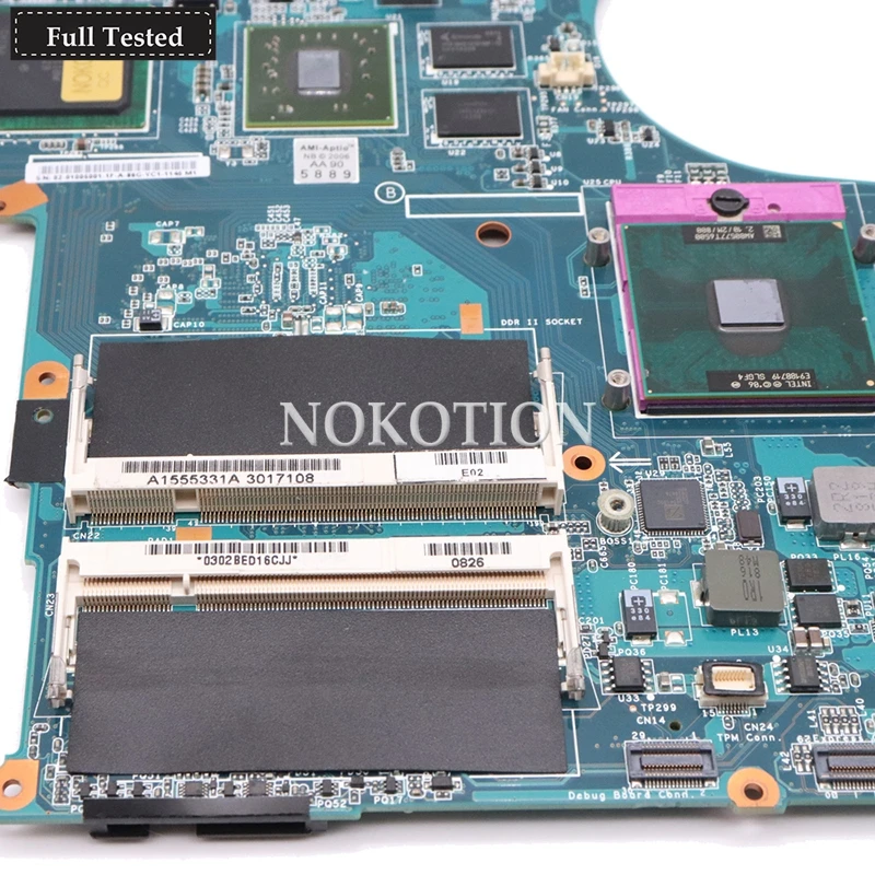 Материнская плата NOKOTION для ноутбука Sony vaio VGN SR A1555331A A1703240A MBX 190 1P 0084100