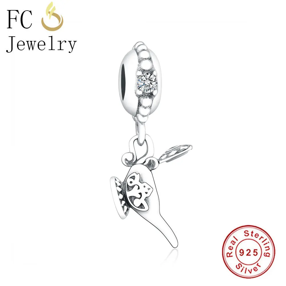 FCJ1103 FC ювелирные изделия подходят pandora Подвески Браслет стерлингового серебра 925 зима милый Микки бусины цифры для изготовления кулон Berloque - Цвет: FCJ1103
