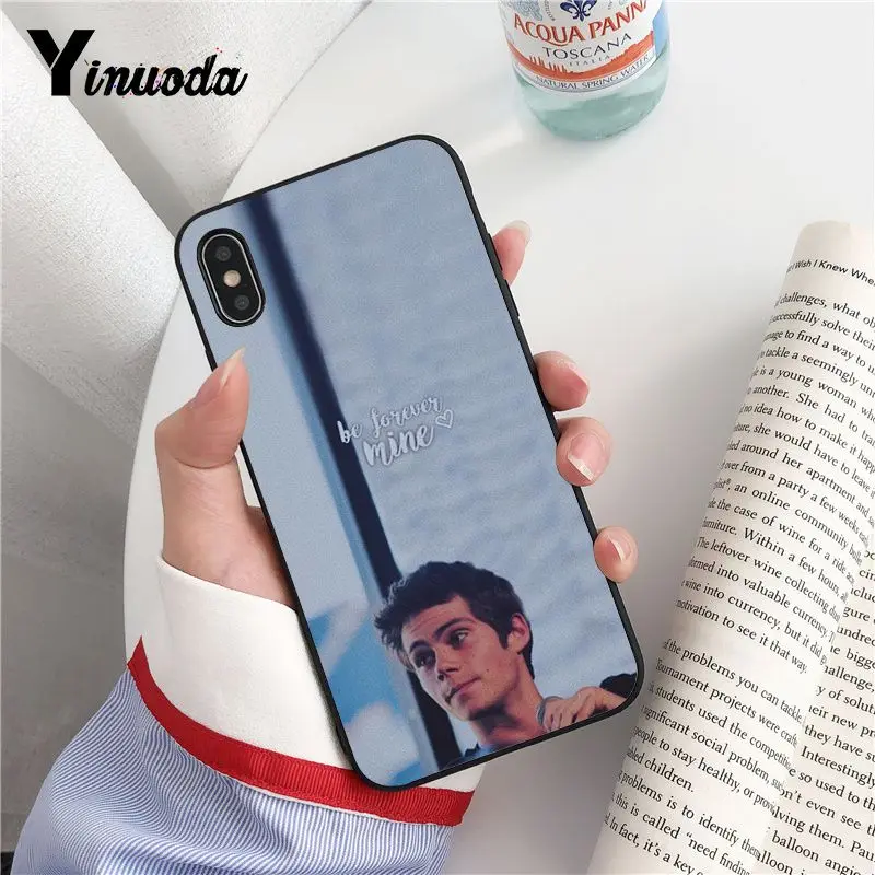 Yinuoda Teen Wolf Dylan Obrien TPU черный чехол для телефона iPhone 8 7 6 6S Plus X XS MAX 5 5S SE XR 10