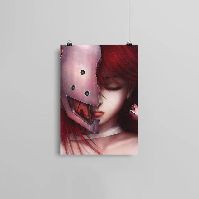 Настенные картины, модульные, Elfen Lied, аниме, холст, скандинавский стиль, украшение дома, живопись, принты, плакат для гостиной, Куадрос - Цвет: BO YXCV1908-03