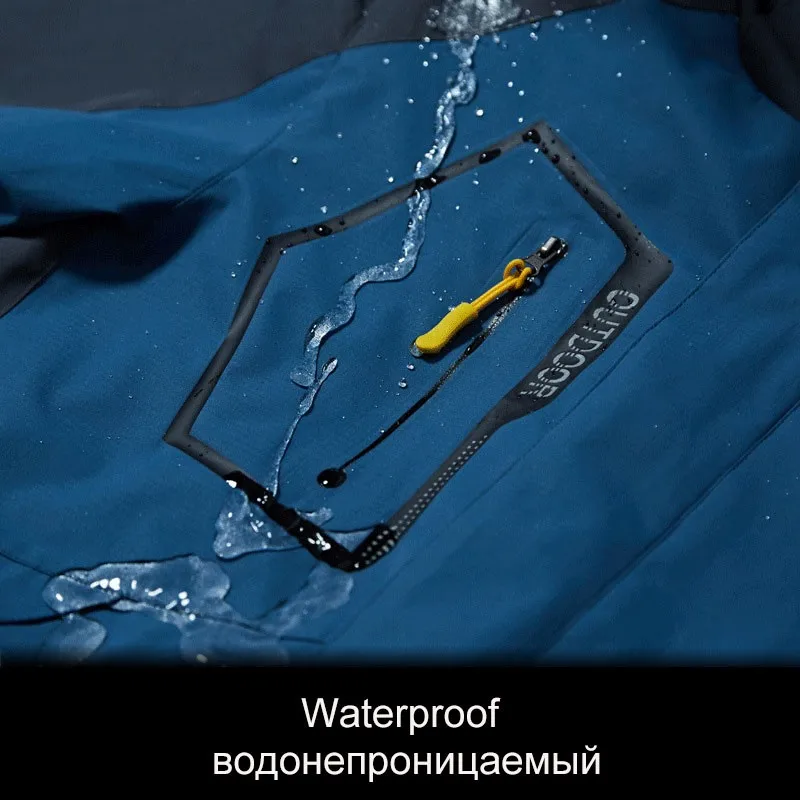 Зимние теплые лыжные костюмы Для мужчин Водонепроницаемый флис зимние куртки Термальность пальто открытый Mountain сноуборд лыжная куртка брюки Для мужчин Костюмы