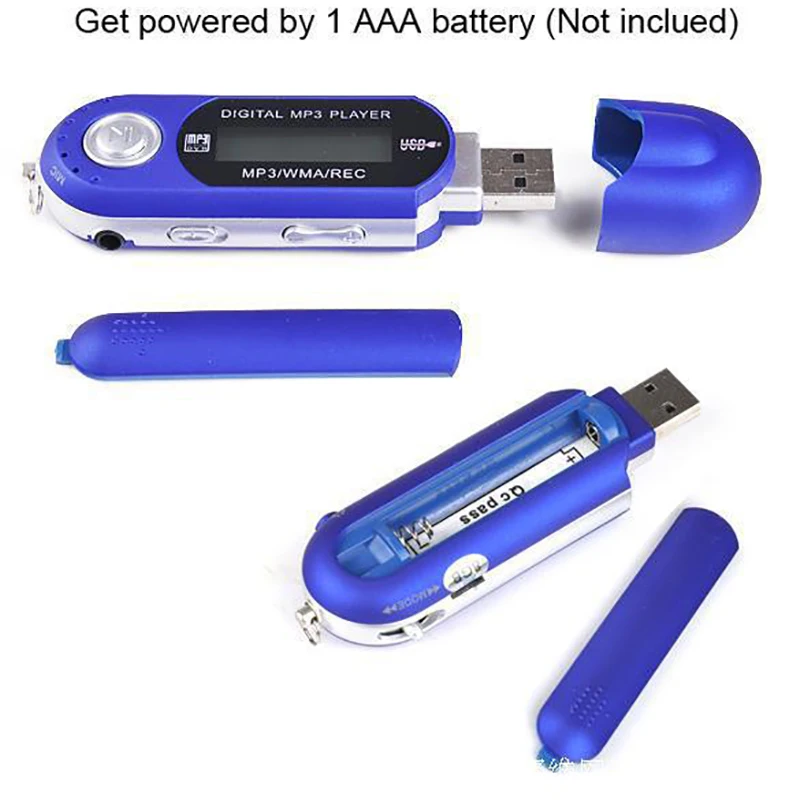 2019 Новый портативный плеер мини USB флэш MP3 цифровой ЖК экран Поддержка 32 Гб TF карта