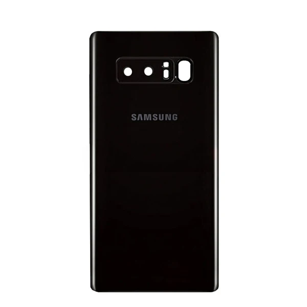 Black Samsung телефон задняя крышка батареи для samsung Galaxy Note8 Note 8 N9500 N9508 Note 8 Задняя крышка батареи стеклянный корпус - Цвет: Black