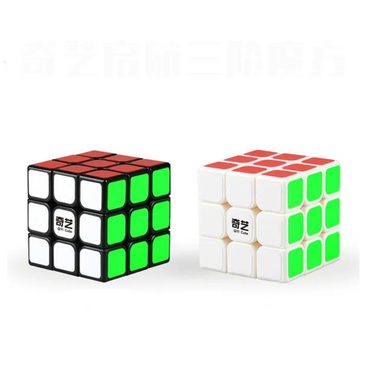 QIYI Cube 3x3x3 5 6 см пластиковая наклейка из углеродного волокна профессиональные