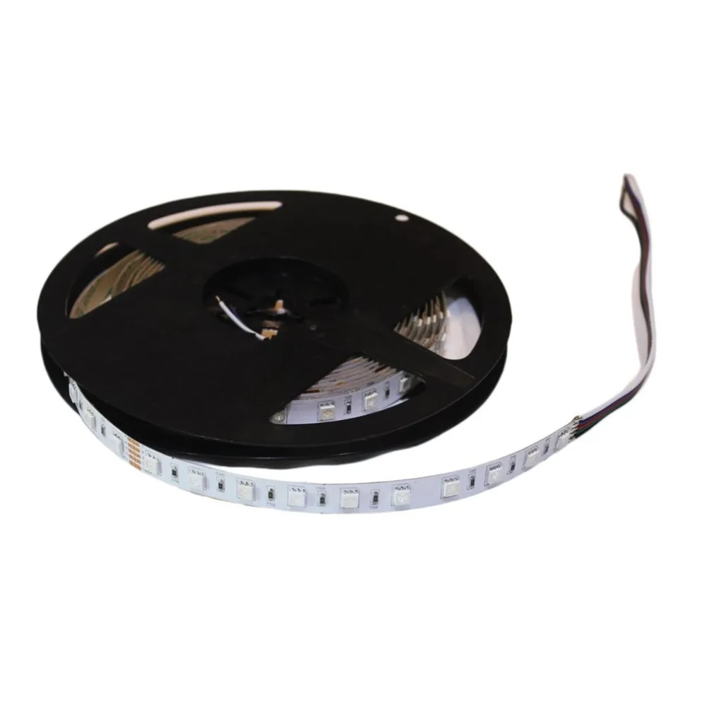 RGBW Светодиодные ленты 300 светодиодный s 16.4ft/5 м DC 24 V 72 W фары для SMD5050 супер Яркость