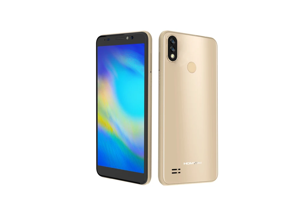 HOMTOM C8 Face ID 5,5 ''18:9 четырехъядерный смартфон Android 8,1 2 Гб ОЗУ 16 Гб ПЗУ 3000 мАч аккумулятор отпечаток пальца 4G LTE сотовый телефон