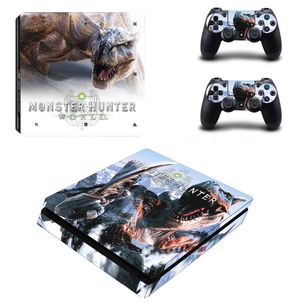 Для игроманов костюм Монстер Хантер для Мир PS4 тонкая кожа Стикеры Sony Игровые