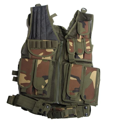 WL Полицейский военный тактический жилет Wargame Body Armor спортивная одежда Molle штурмовой страйкбол Пейнтбол Перевозчик Strike жилет с кобурой - Цвет: WL