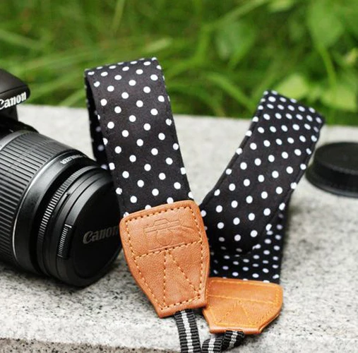 Roadfisher в горошек фотография плечевой ремень камера шейный держатель для Canon Nikon Sony
