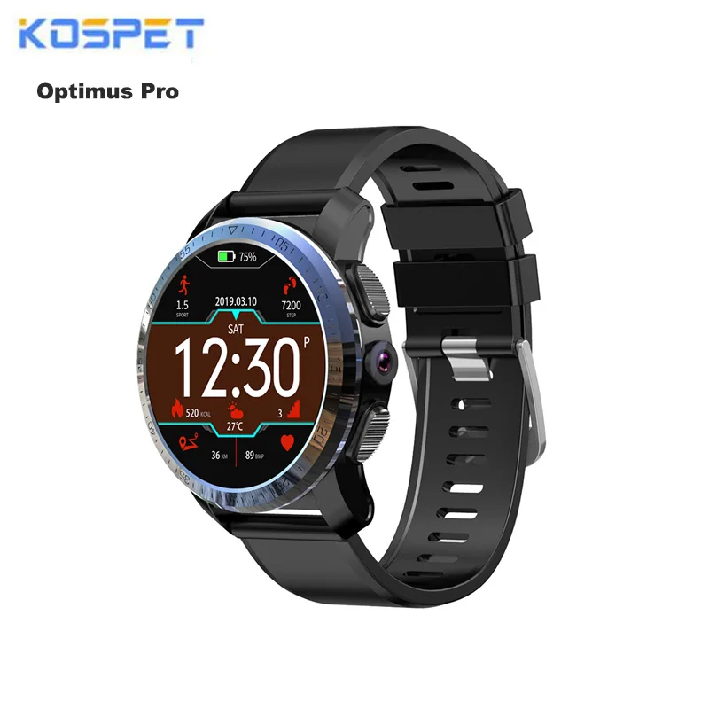 Kospet Optimus Pro Смарт-часы для мужчин и женщин 3 ГБ 32 Двойная система WiFi gps Android 7.1.1 800 мАч