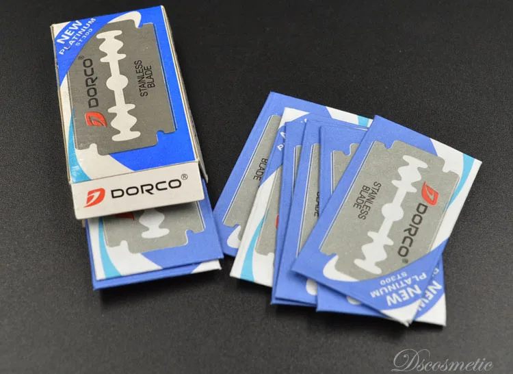 Суперострое бритвенное лезвие из нержавеющей стали 10 шт./лот безопасные мужские