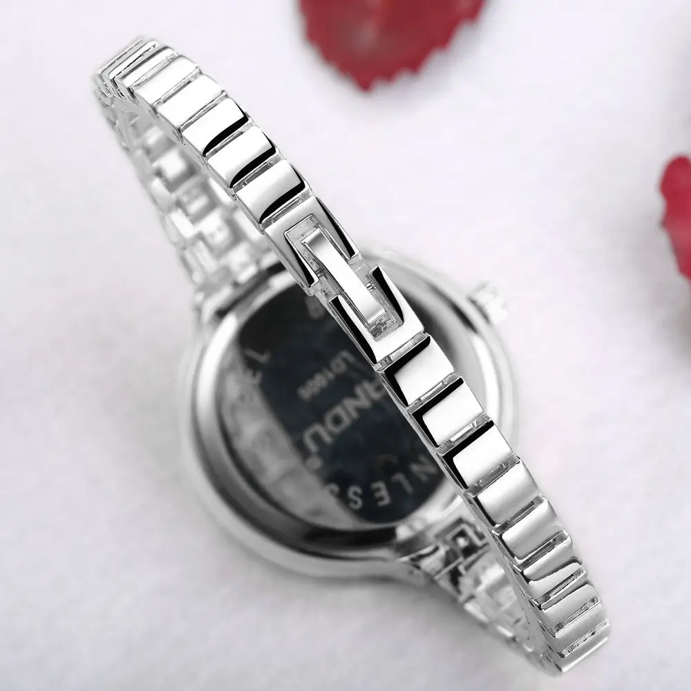 LIANDU Мода часы женские Серебро Популярные Браслет Смотреть Роскошные часи