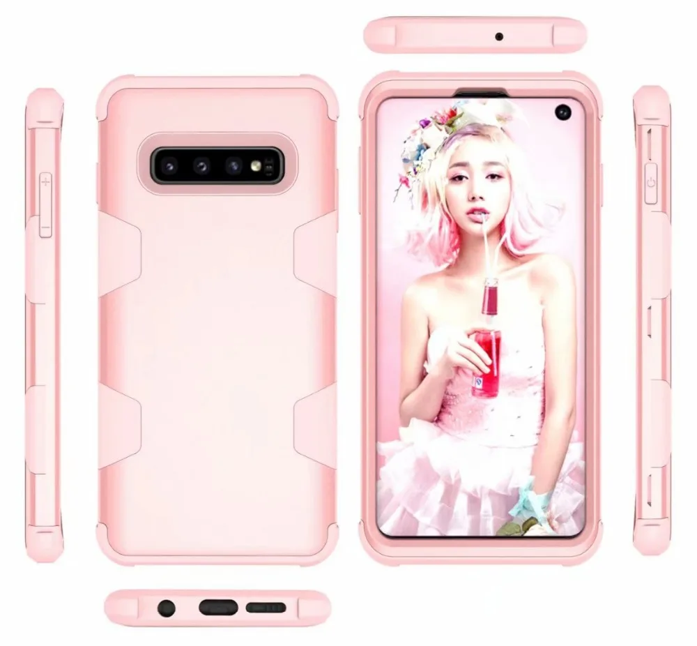 360 Полный бронированный чехол для телефона samsung Galaxy S10 S10 Plus Note 9 S9 PC Силиконовый ТПУ противоударный чехол Note 8 S8