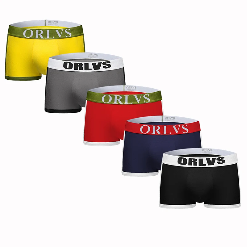 5 шт./партия сексуальные мужские трусы боксеры хлопковые Cueca дышащие для мужчин Ropa