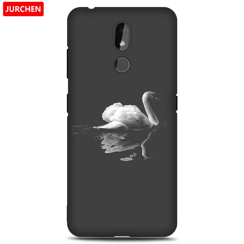21 Чехол jurchen для Nokia 3,2 силиконовый чехол Мягкие Мультяшные из ТПУ милый цветок собака кошка Ультратонкий чехол для Nokia 3,2 Nokia3.2Back Cover - Цвет: 21