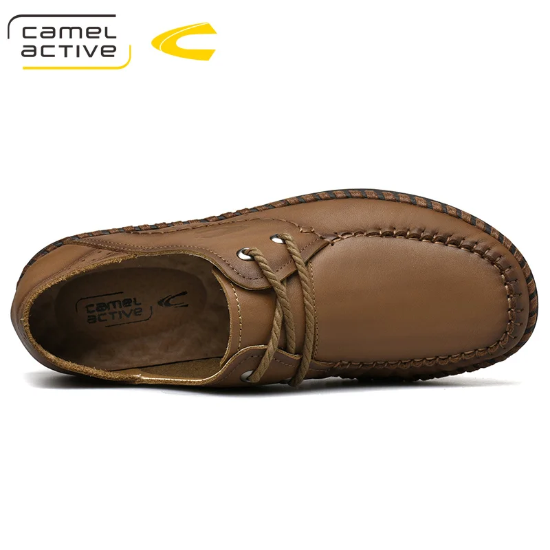 Мужские походные кроссовки Camel Active кожаные дышащие удобные водонепроницаемые