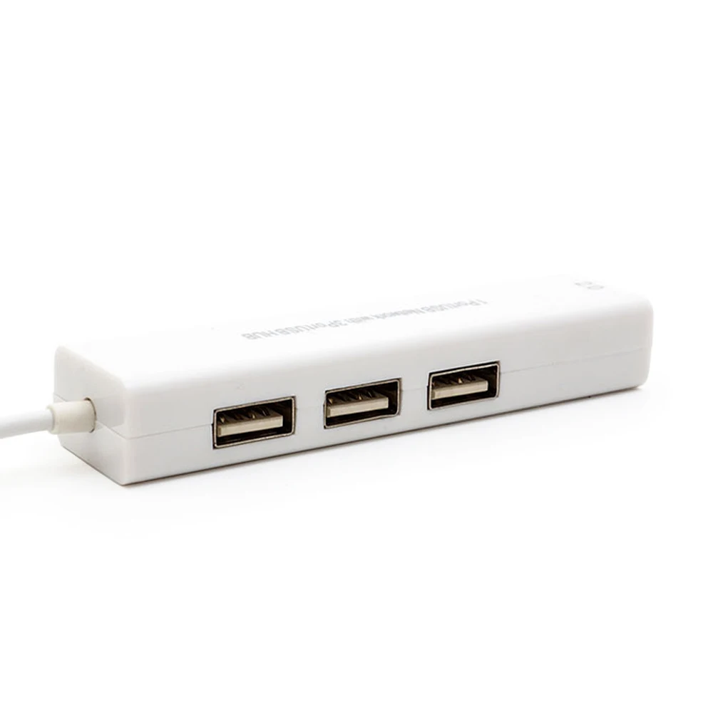 Elisona 3 Порты и разъёмы USB 2 0 концентратор для RJ45 10/100 Мбит/с Ethernet сетевой адаптер