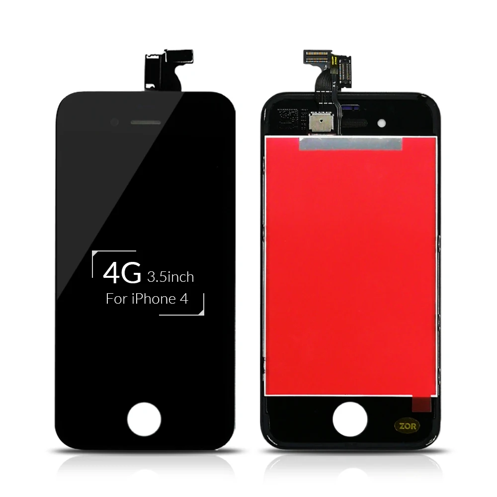 ЖК экран класса AAA для iPhone 4 сменный сенсорный с дигитайзером в сборе дисплей
