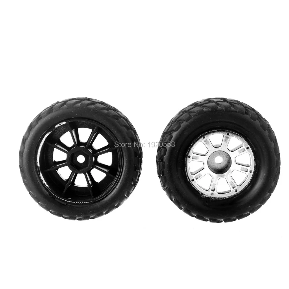 

2Pcs A949-01 Left Wheel Tire Spare Parts For Wltoys A949 1/18 Remote Control RC Car