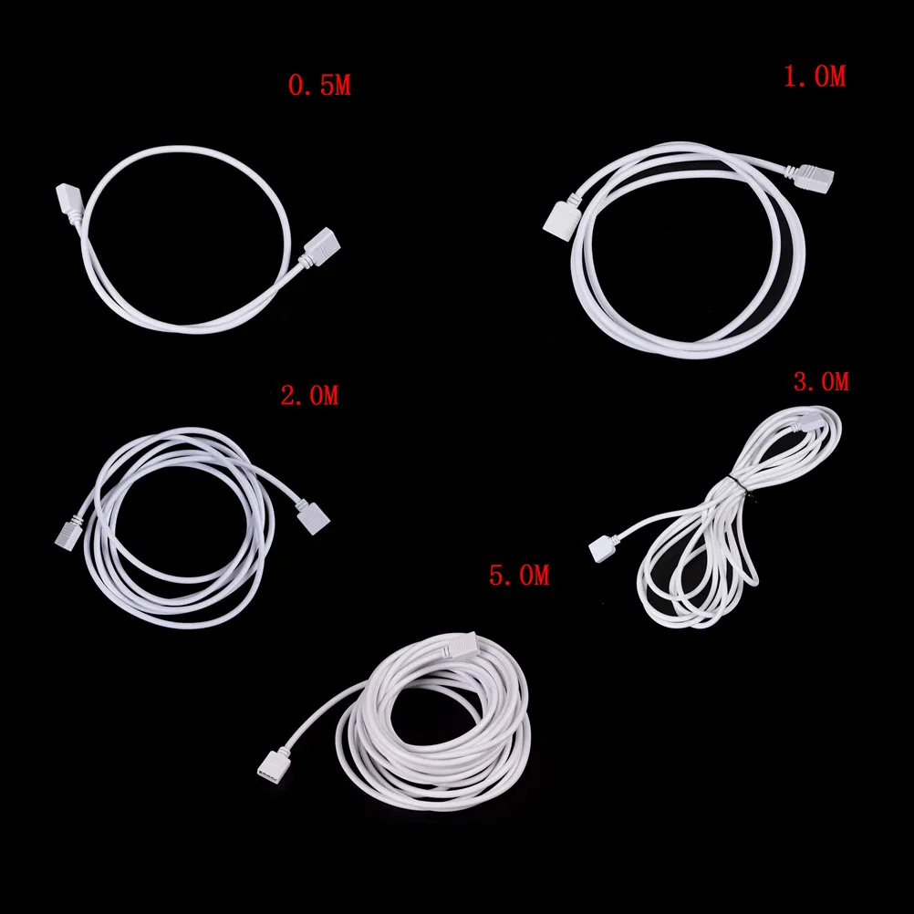 4 контактный Удлинительный провод шнур разъем RGB LED S p свет для 5050 3528 0 5 м/1 м/2 м/3 м/5