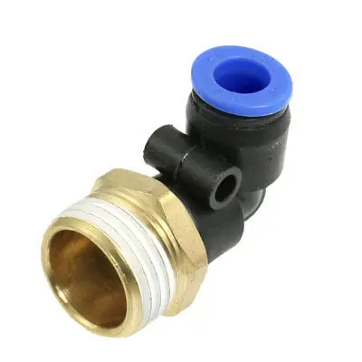 

8mm OD Tube to 20mm M Thread Pneumatic Elbow Connector Quick Fitting