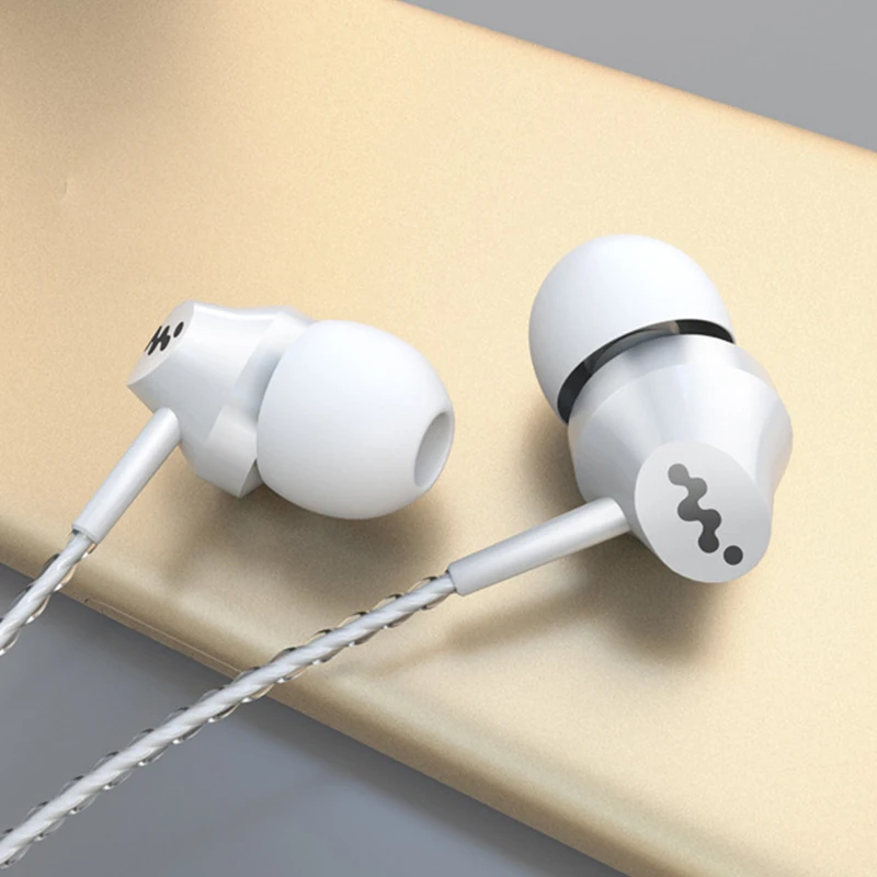 ANBES M8 наушники-вкладыши спортивные бас гарнитура для Xiaomi samsung телефона уха
