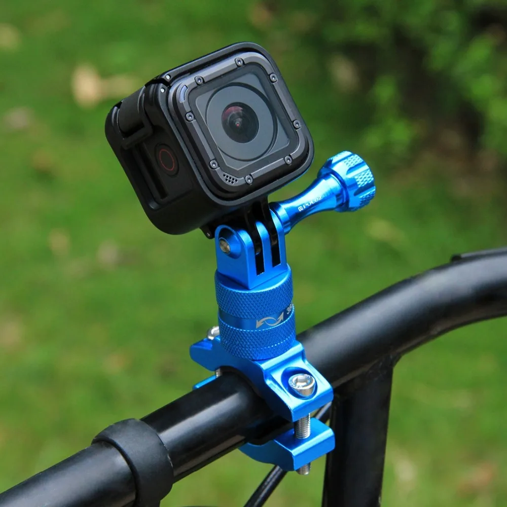 PULUZ адаптер крепление для GoPro Hero 5 6 7 360 градусов вращения велосипеда алюминиевый руль крепление+ Винт для GoPro HERO 7